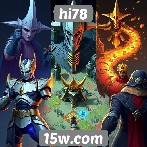 Comparativo de jogos de estratégia disponíveis no hi78